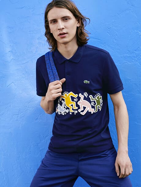 keith haring lacoste polo
